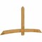 Ekena Millwork Bellingham Rough Sawn Timber Gable Bracket, Western Red Cedar, 108"W x 49"H x 2"D x 6"F, 11/12 Pitch GBW108X49X0206BEL00RWR - alternate 4